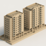 Maquete de edificação — Projeto de combate a incêndio e exaustão — Engenhario Rio de Janeiro